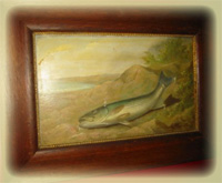 Painting of Fish by Arnold wydveid $920