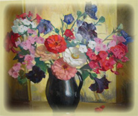 Floral Painting by Margurite S. Pearson - $2472.50